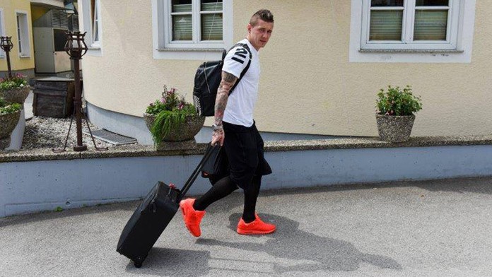 Juraj Kucka na zraze pred ME v Rakúsku.