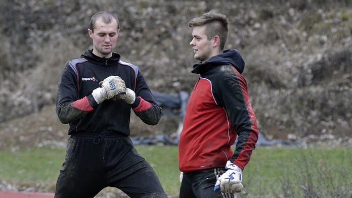 Ján Ďurčo a Viktor Budinský (vpravo) na archívnej snímke.