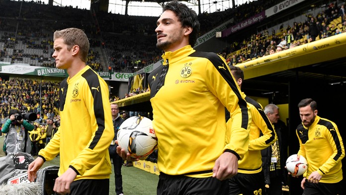 Hráč Borussia Dortmund Mats Hummels.