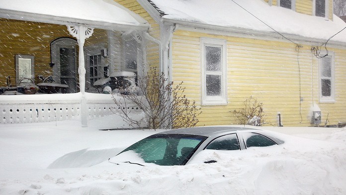 Boston zasiahla snehová búrka.
