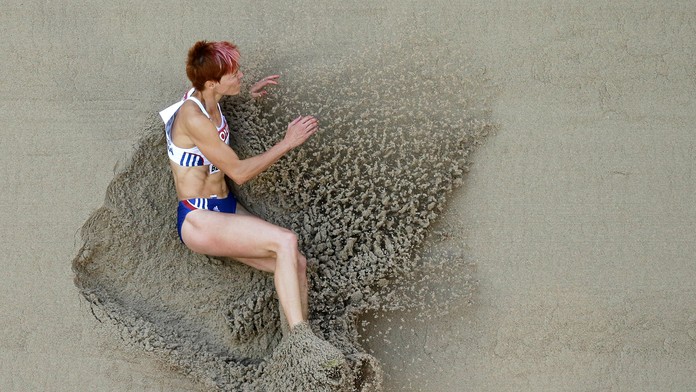 Jana Velďáková na Majstrovstvách sveta v atletike 2015 v Pekingu.