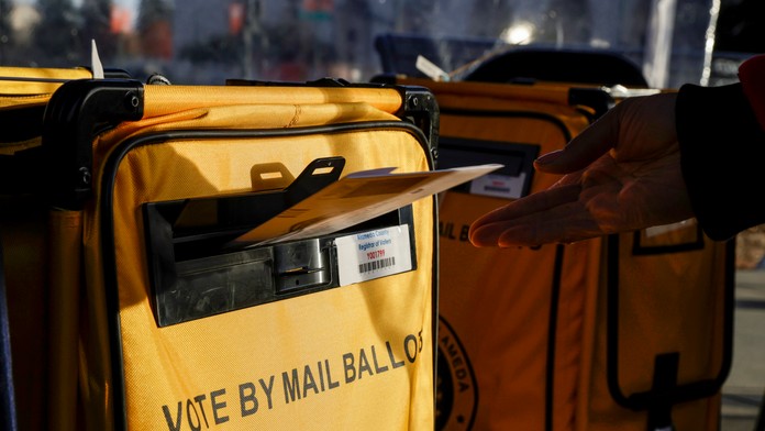 Voľby v kalifornskom Oaklande.