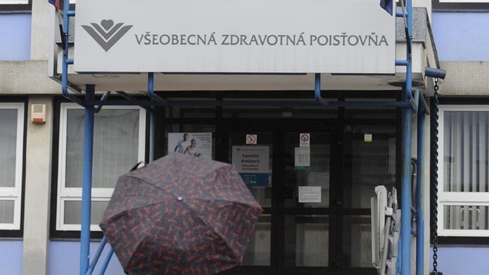 Budova Všeobecnej zdravotnej poisťovne v Bratislave.