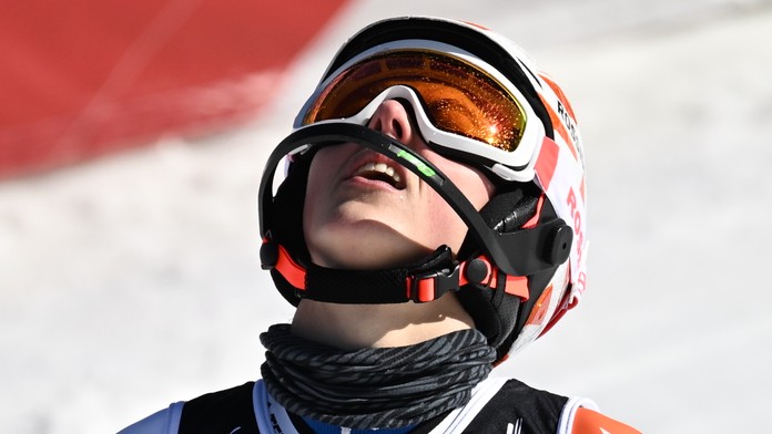 Na snímke slovenská lyžiarka Petra Vlhová 