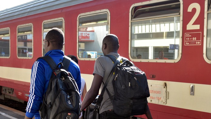 Obľúbeným dopravným prostriedkom imigrantov sú vlaky. (ilustračné foto)