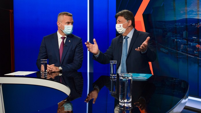 Peter Pellegrini a Ján Budaj v Na telo.