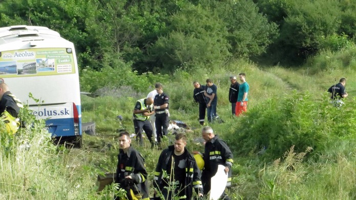 Nehoda slovenského autobusu v Srbsku