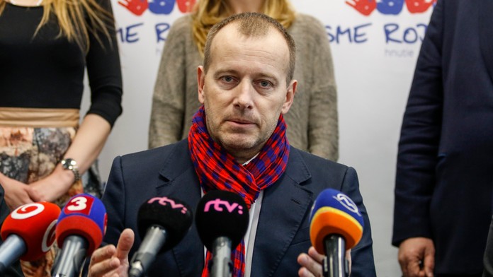 Na snímke predseda hnutia Sme rodina Boris Kollár