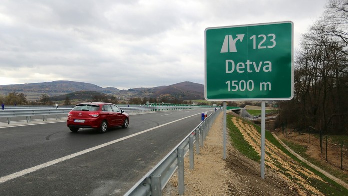 Slávnostné otvorenie úseku okolo Detvy