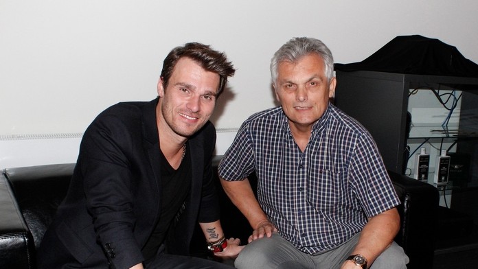 Leoš Mareš s otcom.