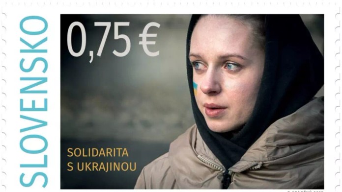 Slovenská pošta vydala pol milióna známok Solidarita s Ukrajinou