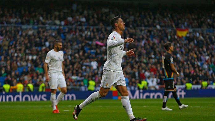 Christiano Ronaldo sa teší z gólu