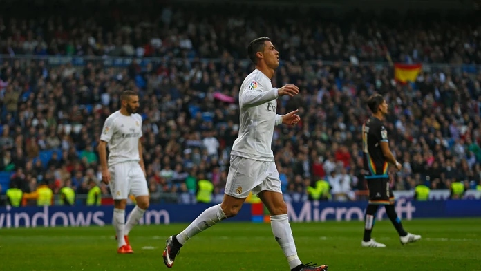 Christiano Ronaldo sa teší z gólu