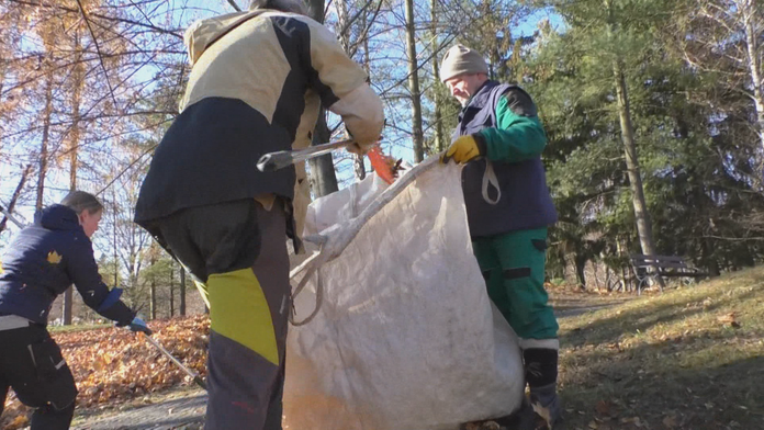 Upratovacie práce na bojnickom zámku.