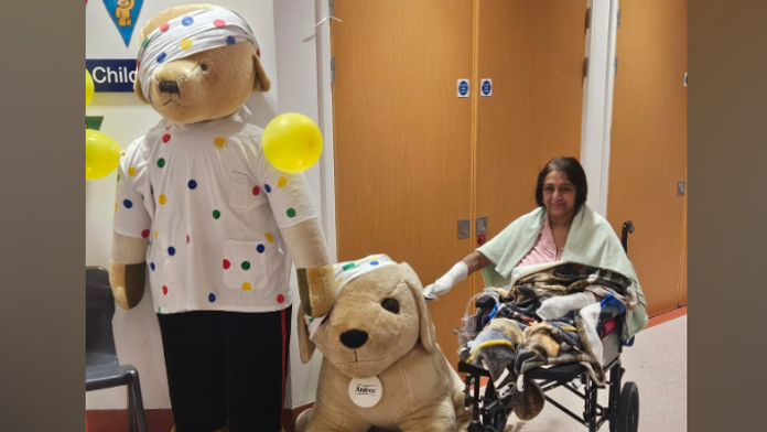 Na snímke žena z Británie, ktorá podľa lekárov prežila nemožné.