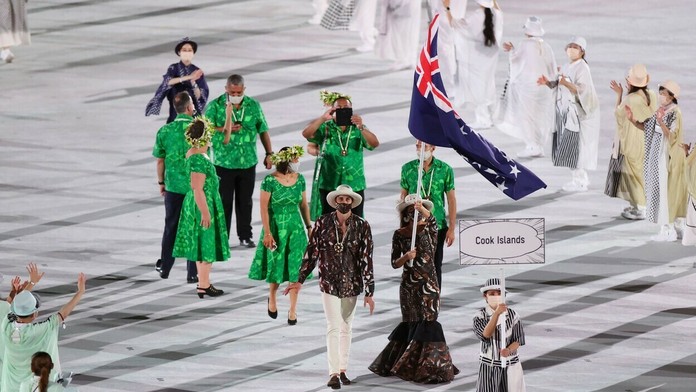 Výprava Cookových ostrovov na OH 2020.