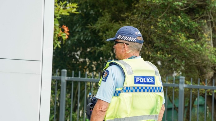 Policajt na Novom Zélande.