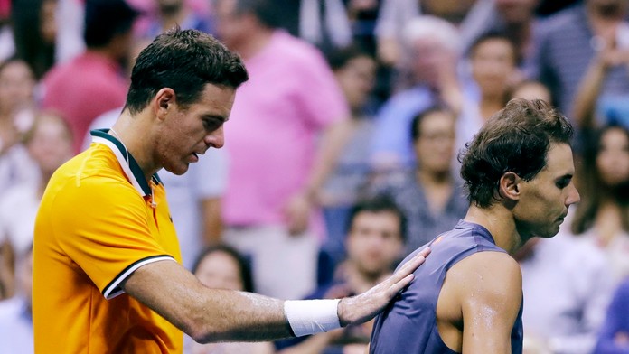 Del Potro a Nadal po zápase.