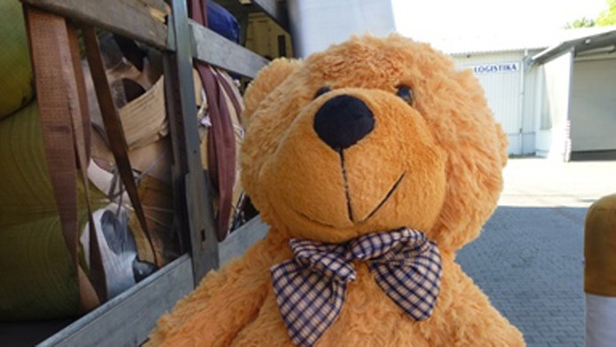 Nebezepčná plyšová hračka, ktorú zadržali colníci.