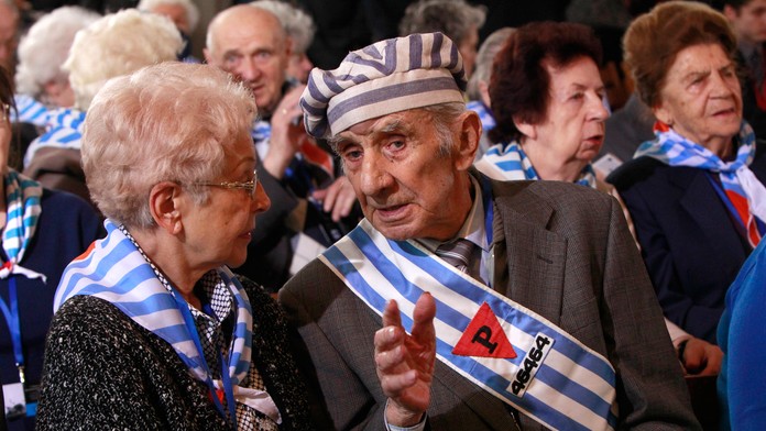 Preživší koncentračný tábor Osvienčim si pripomenuli 71. výročie jeho oslobodenia. 27. január
