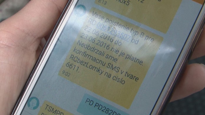 Čudná SMS za parkovanie.