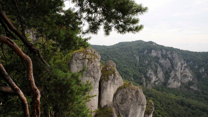 Zaujímavé tvary jedného z najznámejších skalných miest Slovenska - Súľovských skál
