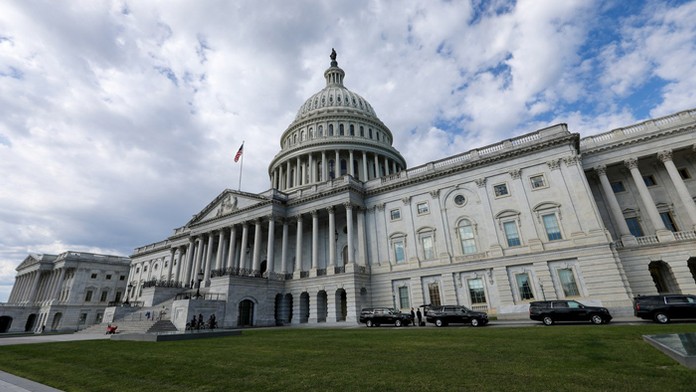 Budova Kongresu Spojených štátov.
