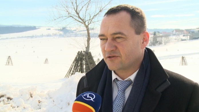 Starosta obce Mútne Marián Murín.