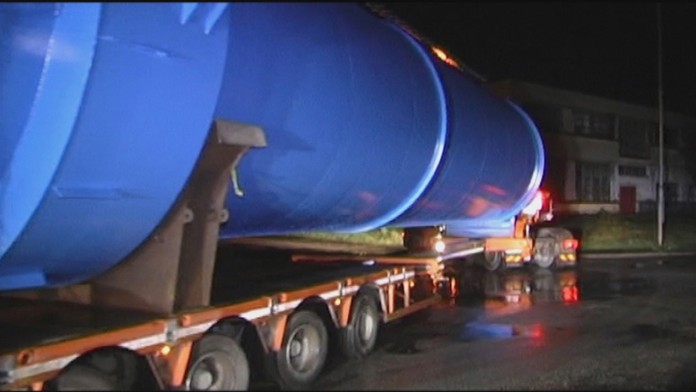 Preprava nadrozmerného nákladu.