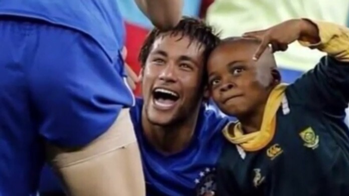 Neymar s chlapcom