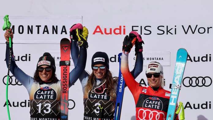Marta Bassinová zaznamenala premiérový triumf v zjazde. Líderka seriálu bola opäť na pódiu