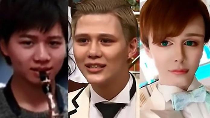 Zľava Alexander Ovečkin a Tom Wilson z Washingtonu oslavujú gól proti Los Angeles.