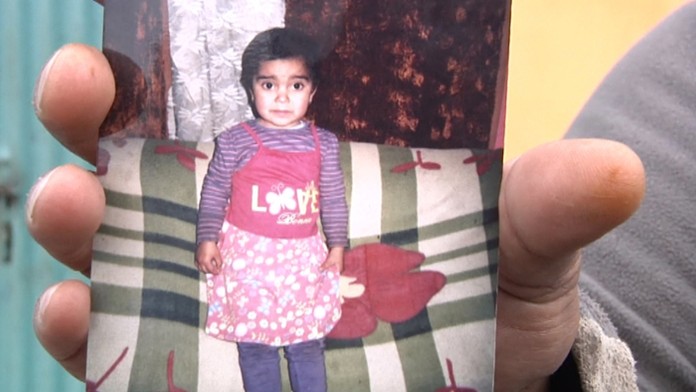 Zrazené dievčatko v Sečovciach.