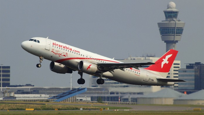 Lietadlo spoločnosti Air Arabia.