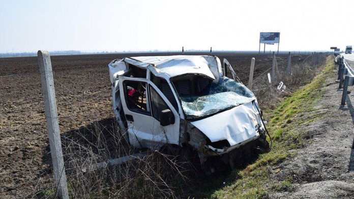 Nehoda pri výjazde z Trnavy.