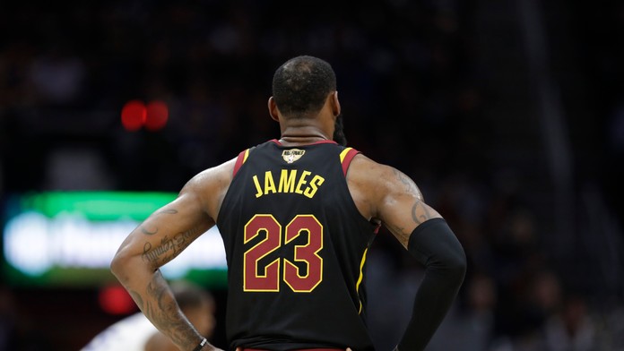 LeBron James pčas pôsobenia v Clevelande.