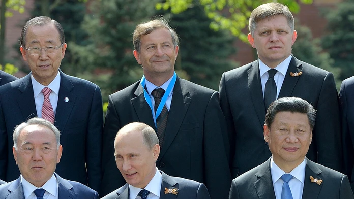 Robert Fico v Moskve.