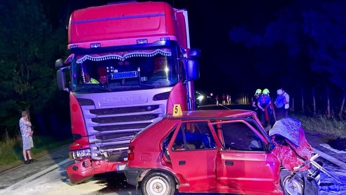 Nehoda v okrese Levice. 