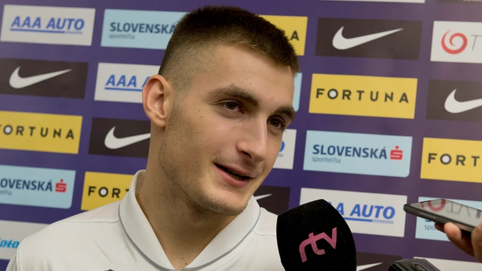 Matúš Bero pred zrazom reprezentácie.