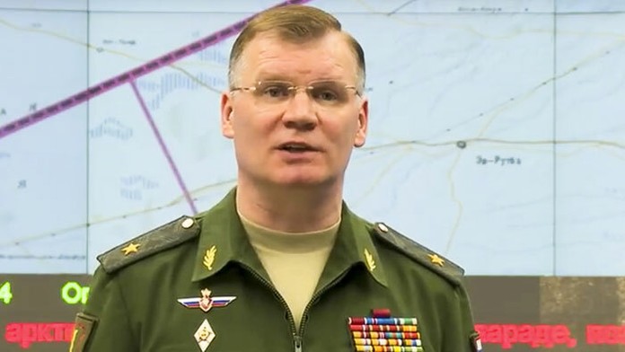 Hovorca ruského ministerstva obrany Igor Konašenkov