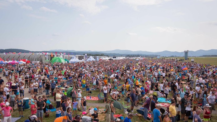 Medzinárodné letecké dni SIAF na Leteckej základni Sliač.