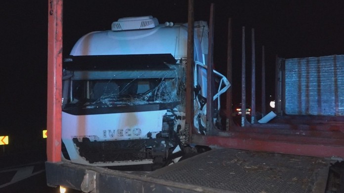 Pád cyklistu Fabia Jakobsena.