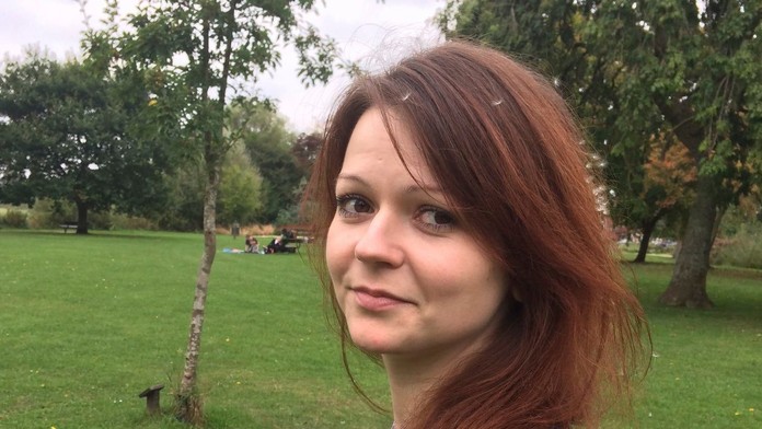Julija Skripaľová, dcéra agenta ruskej vojenskej rozviedky GRU Sergeja Skripaľa