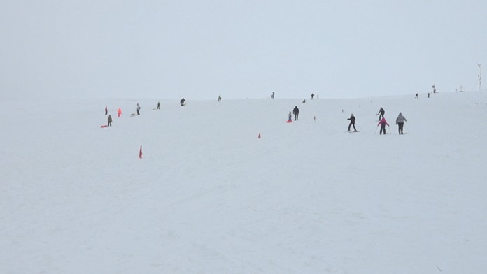 Alpská lyžiarka Mikaela Shiffrinová oslavuje triumf v slalome v Záhrebe.