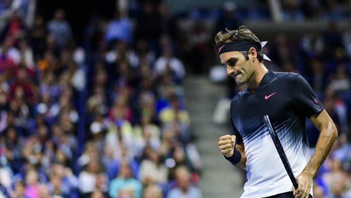 Roger Federer postúpil do osemfinále US Open.