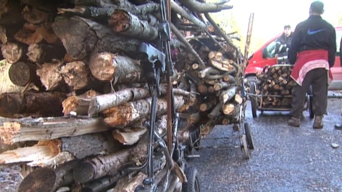 Drevo z lesov mizne hlavne v okolí osád