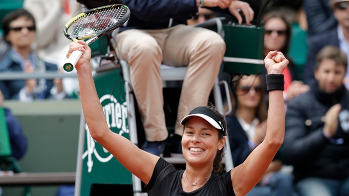 Ana Ivanovičová po víťazstve na Roland Garros.
