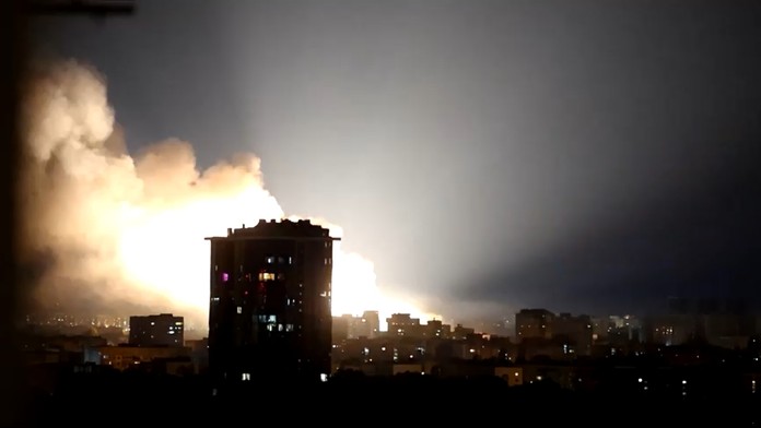 Ruské drony opäť útočili na Kyjev