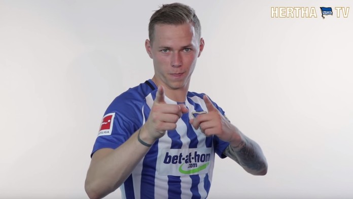 Ondrej Duda v drese Herthy Berlín.