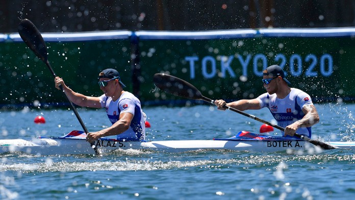 Slovenský dvojkajak Baláž, Botek do štvrťfinále K2 na 1000 m.